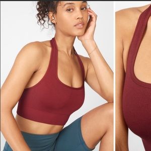 Fabletics Cloud Seamless Halter Bralette Small